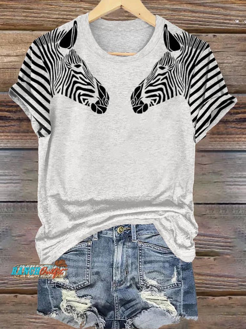 Zebra Print T-shirt