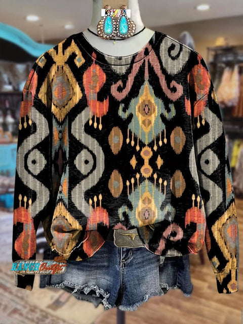 Classic Bohemian Graphic Sweatshirt