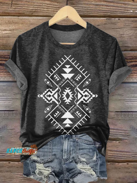 Aztec Print T-shirt