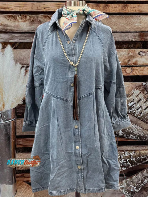 Women's Wash Denim Dress