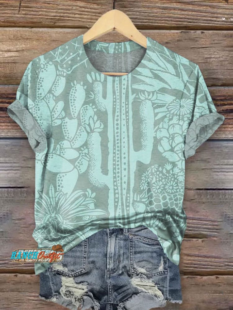 Cactus Print T-shirt