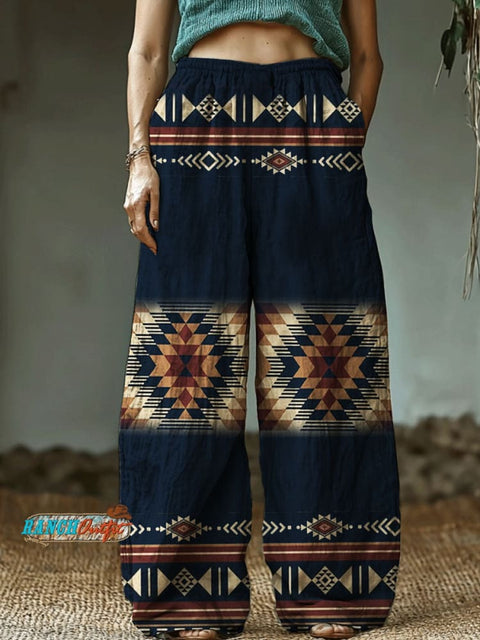 Aztec Printed Casual Pants