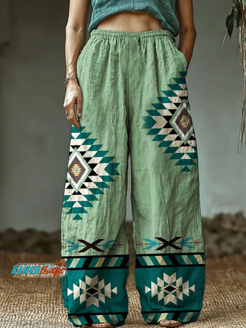 Aztec Printed Casual Pants