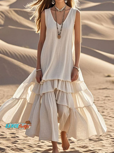 Women's Sleeveless Cotton Dress