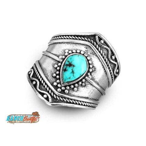 🔥Last Day 75% Off🎁Boho Turquoise Ring