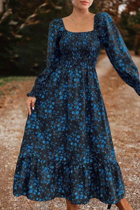 Stylish Western Print Dress