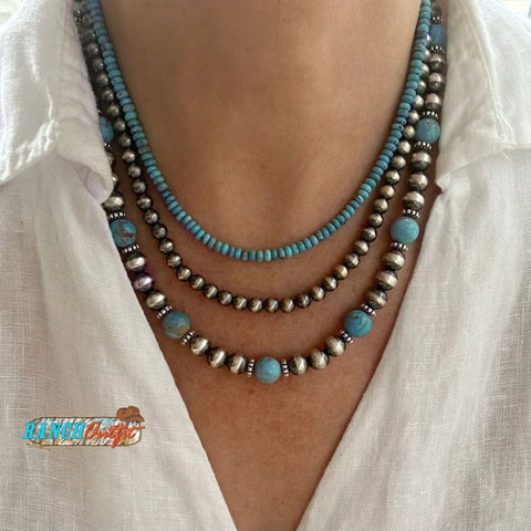 Vintage Turquoise Layered Necklace