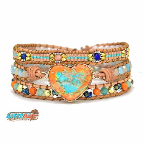 Sunset Love Emperor Jasper Bracelet