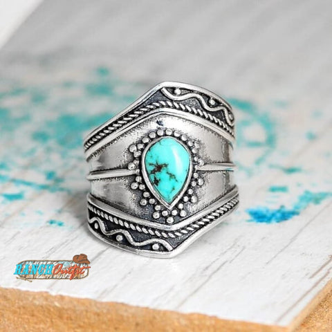 🔥Last Day 75% Off🎁Boho Turquoise Ring