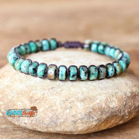 African Jasper Adjustable Boho Bracelet