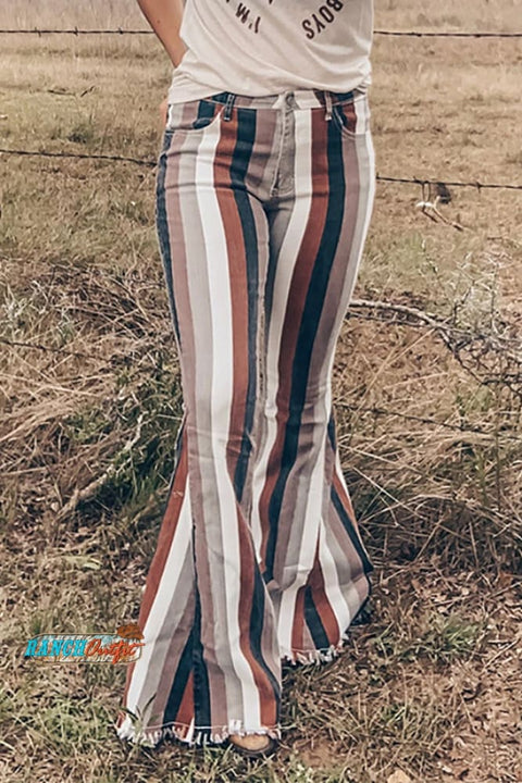 Amazing Stripe Bell Bottoms