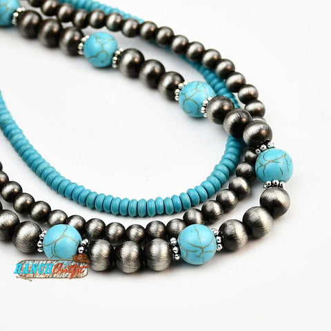 Vintage Turquoise Layered Necklace