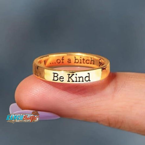 Be Kind...Of A Bi♥︎ch s925 sterling silver Ring