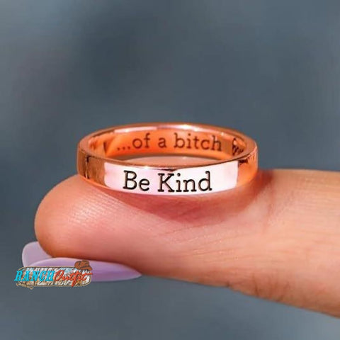 Be Kind...Of A Bi♥︎ch s925 sterling silver Ring