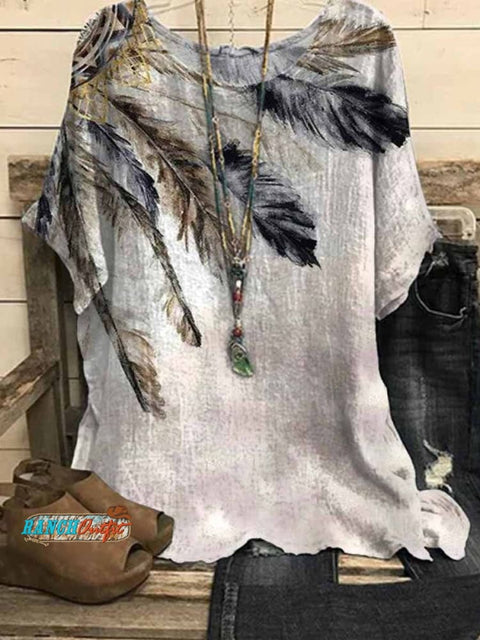 Women's Western Printed Casual Top