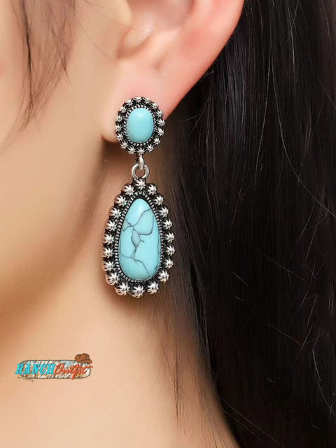 Women's Western Turquoise Earrings