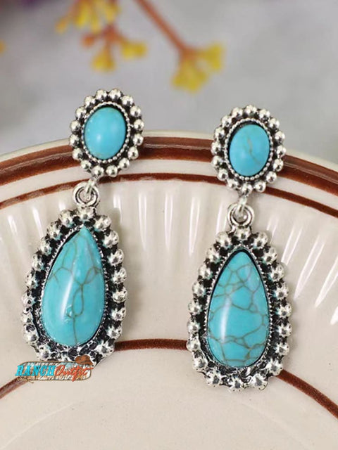 Women's Western Turquoise Earrings