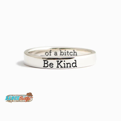 Be Kind...Of A Bi♥︎ch s925 sterling silver Ring