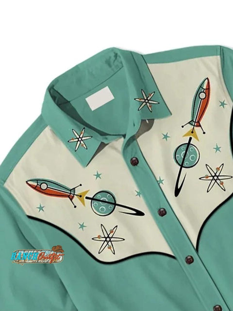 1950S Interstellar Atomic - 100% Cotton Shirt